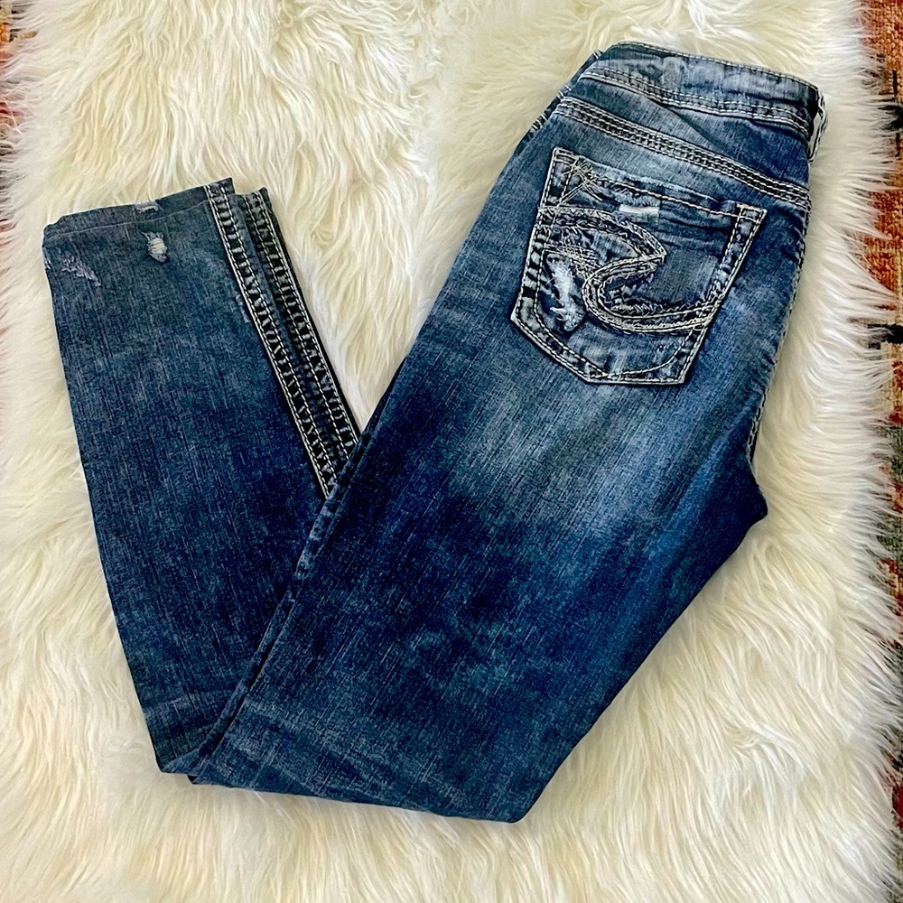 Womens Silver Jeans •Boyfriend•
